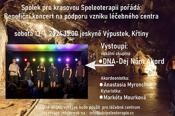 Benefiční koncert v Moravském krasu