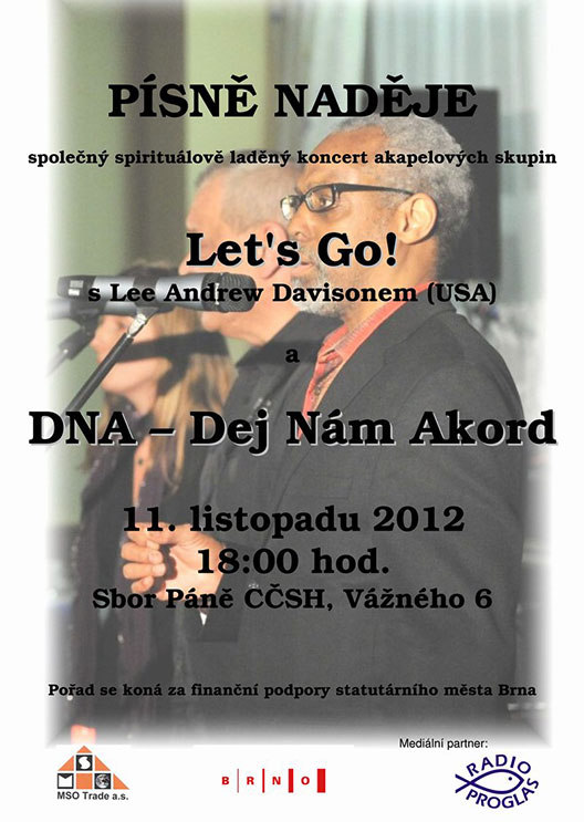 Dvojkoncert skupin Let’s Go! a DNA v Řečkovicích